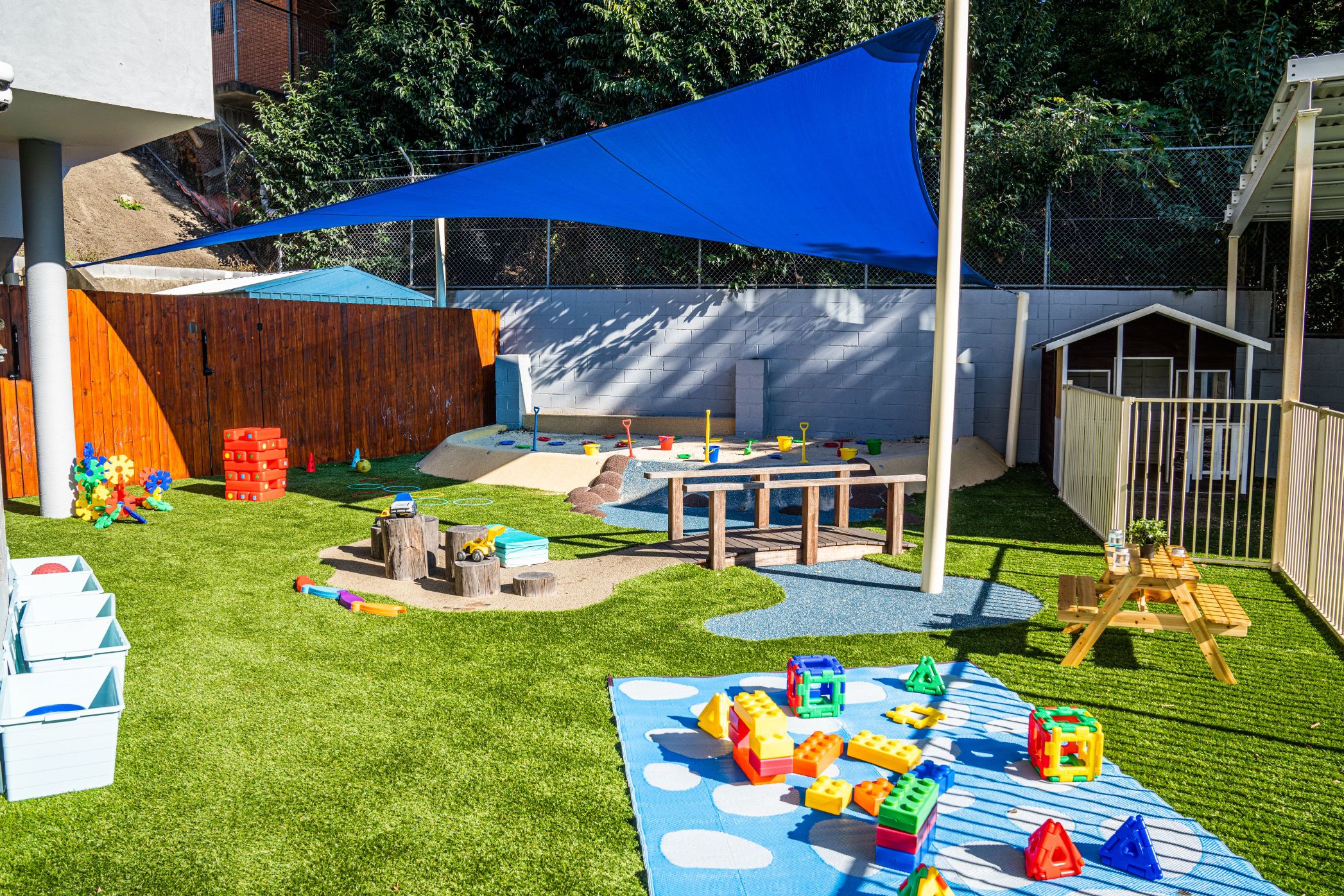 Outdoor Play at Childcare Centre