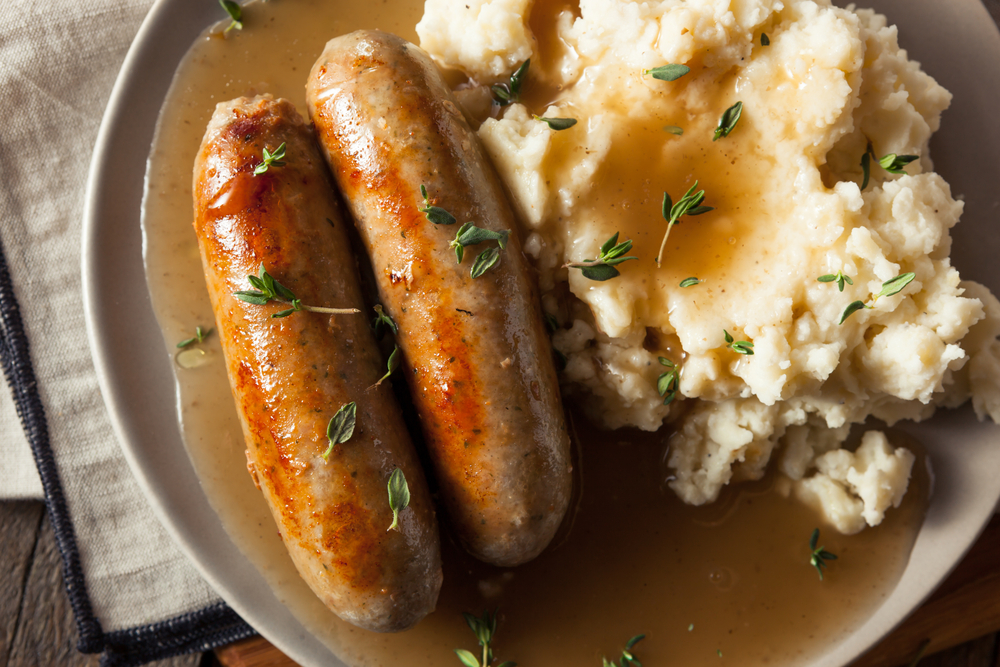 Sausage Hotpot with Mashed Potato