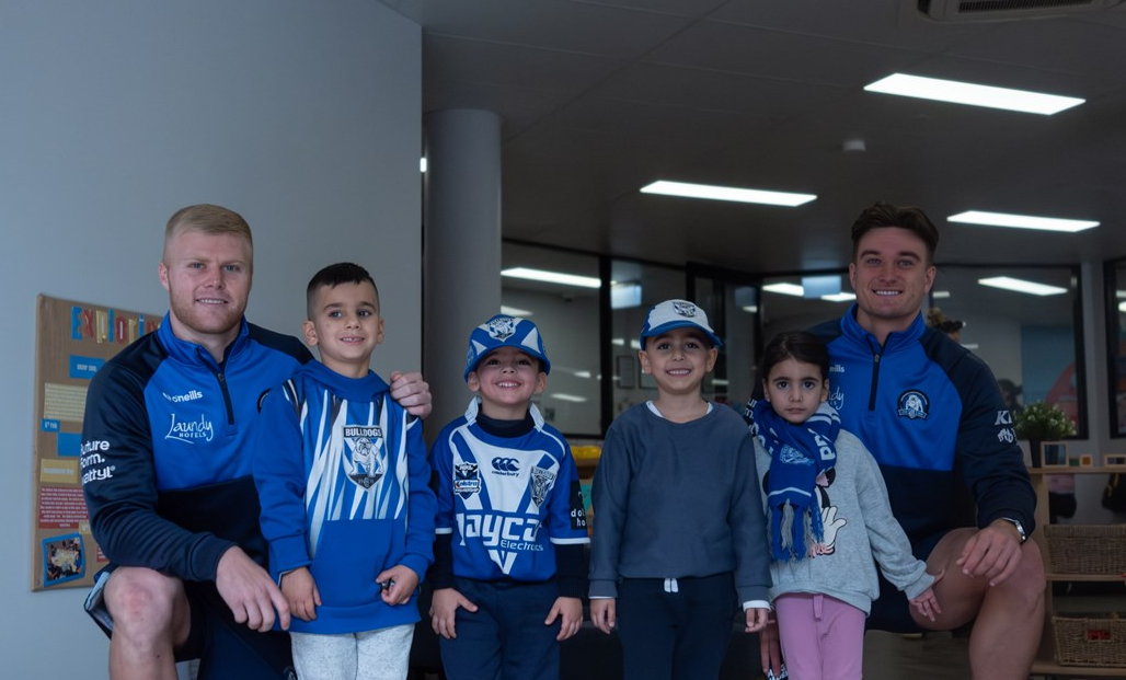 Young Academics and The Bulldogs Huddle for Mental Health